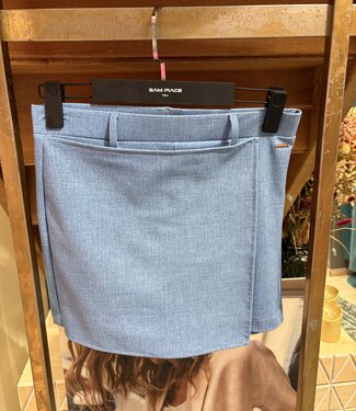 MI PIACE Travel Short Rok Uni Denim 2626 Bleached