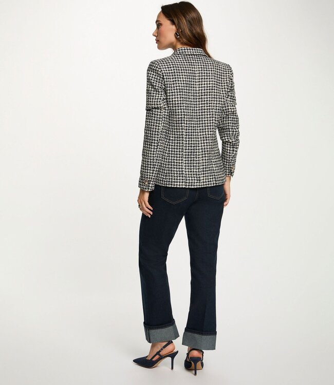 Morgan Rechte Blazer Met Reverskraag 252-Vjean Meerkleurig