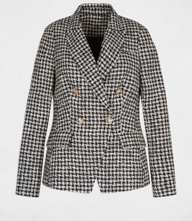 Morgan Rechte Blazer Met Reverskraag 252-Vjean Meerkleurig