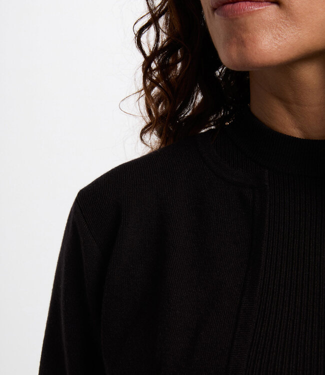 Morgan Korte 2-in-1 jurk 252-Rmcassy Zwart