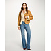 Morgan Short Faux Fur Jacket 252-Gpoli Camel