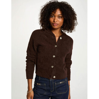 Morgan Long Sleeve Cardigan 252-Mpack Dark Brown Morgan Long Sleeve Cardigan 252-Mpack Dark Brown