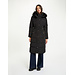 Morgan Long Padded Jacket With Hood Black