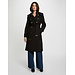 Morgan Long Belted Trench Coat 242-Gtrench Black Morgan Long Belted Trench Coat 242-Gtrench Black