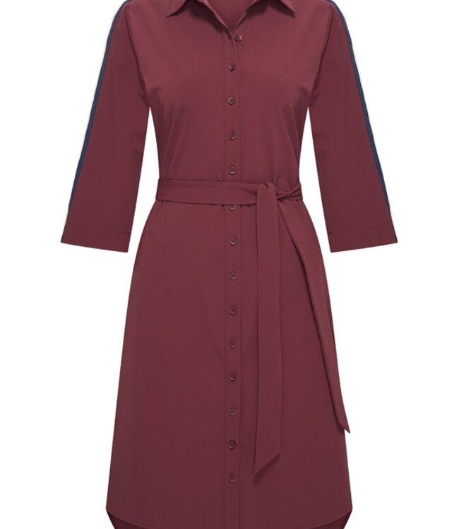 MI PIACE Travel Jurk Tape 2665 Burgundy