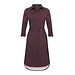 MI PIACE Travel Jurk Circle Print 2092 Burgundy