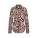 MI PIACE Travel Blouse Abstracte Print 60840 Burgundy Latte