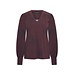 MI PIACE Travel Top  V-Neck Circle Print 2651 Burgundy