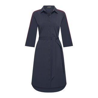 MI PIACE Travel Jurk Tape 2665 Dark Blue
