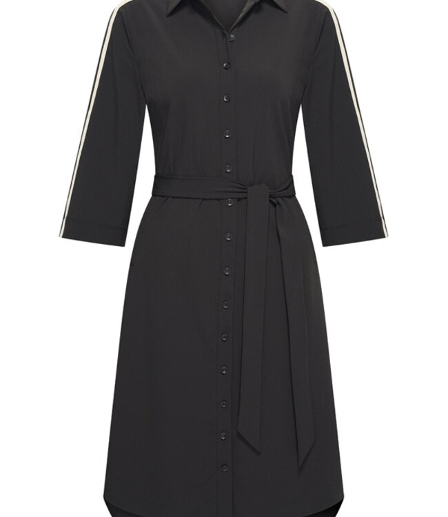 MI PIACE Travel Jurk Tape 2665 Black