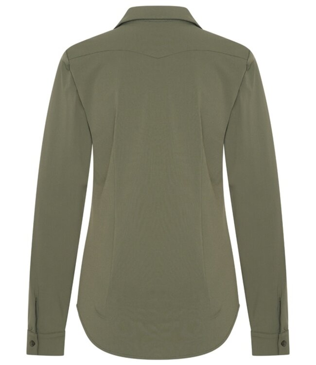 MI PIACE Travel Blouse V-hals Uni MP202509 Deep Depth