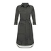 MI PIACE Travel Jurk Circle Print 2092 Deep Depth Black