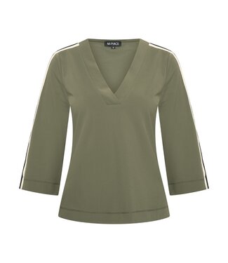 MI PIACE Travel Top V-hals Tape MP202666 Deep Depth