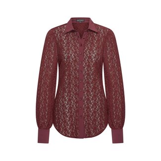 MI PIACE Travel Blouse Lace 202694 Burgundy