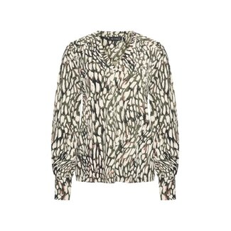 MI PIACE Travel Top  V-Neck Abstracte Print MP202651 Deep Depth Kit