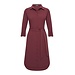 MI PIACE Travel Jurk Uni 2092 Burgundy