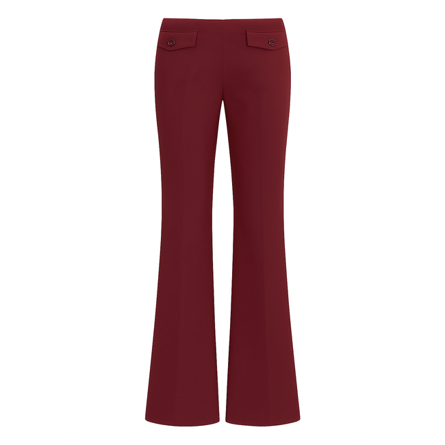 MI PIACE Travel Pantalon Uni 2136 Burgundy
