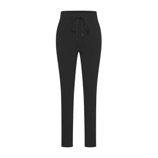MI PIACE Bonded Travel Broek Skinny  202632 Black