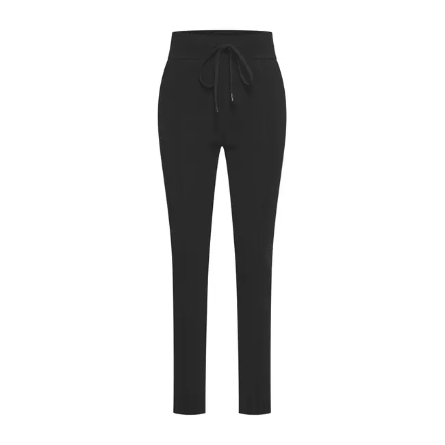 MI PIACE Bonded Travel Broek Skinny  202632 Black