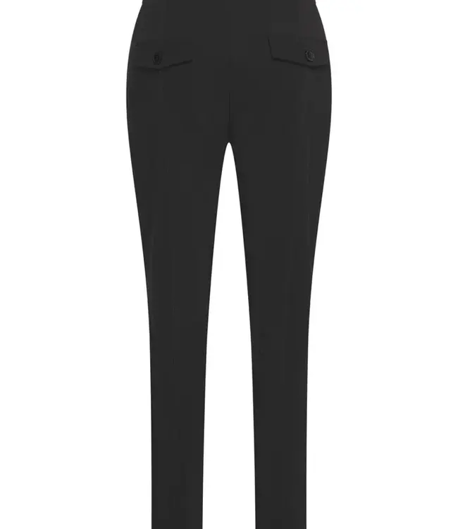 MI PIACE Bonded Travel Broek Skinny  202632 Black