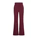 MI PIACE Bonded Travel Broek Flared 202631 Burgundy