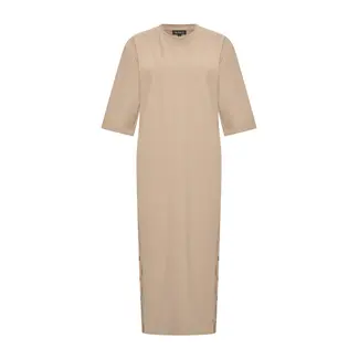 MI PIACE Bonded Travel Jurk Maxi 202692 Latte