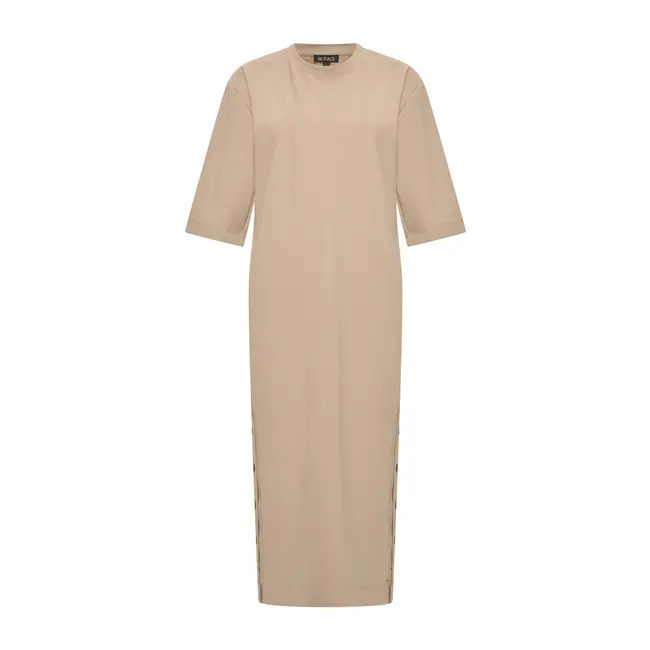 MI PIACE Bonded Travel Jurk Maxi 202692 Latte