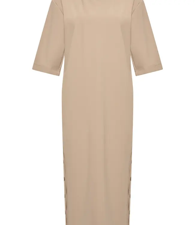 MI PIACE Bonded Travel Jurk Maxi 202692 Latte