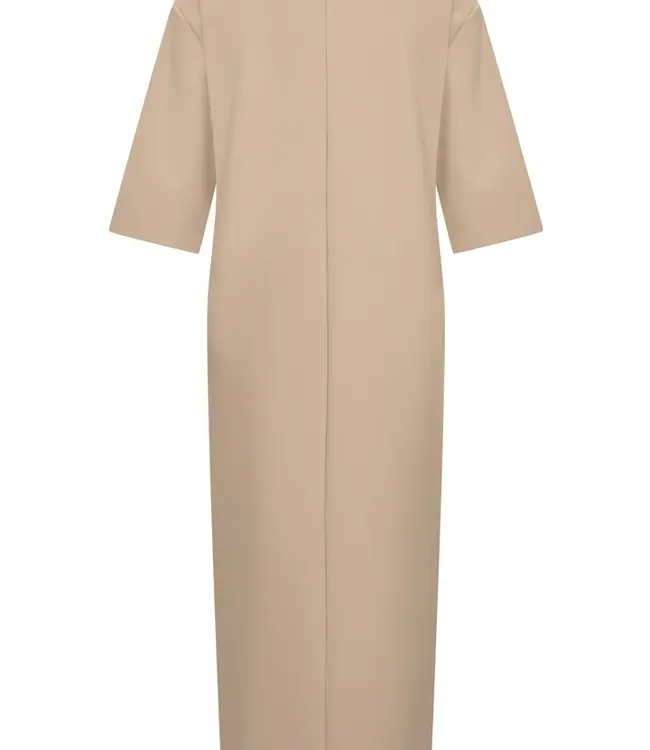 MI PIACE Bonded Travel Jurk Maxi 202692 Latte