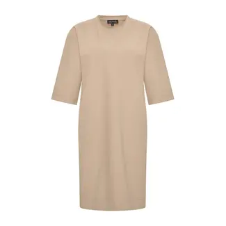MI PIACE Bonded Travel Jurk Midi 202682 Latte