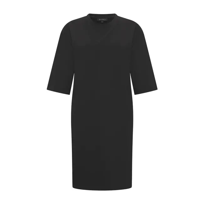 MI PIACE Bonded Travel Jurk Midi 202682 Black