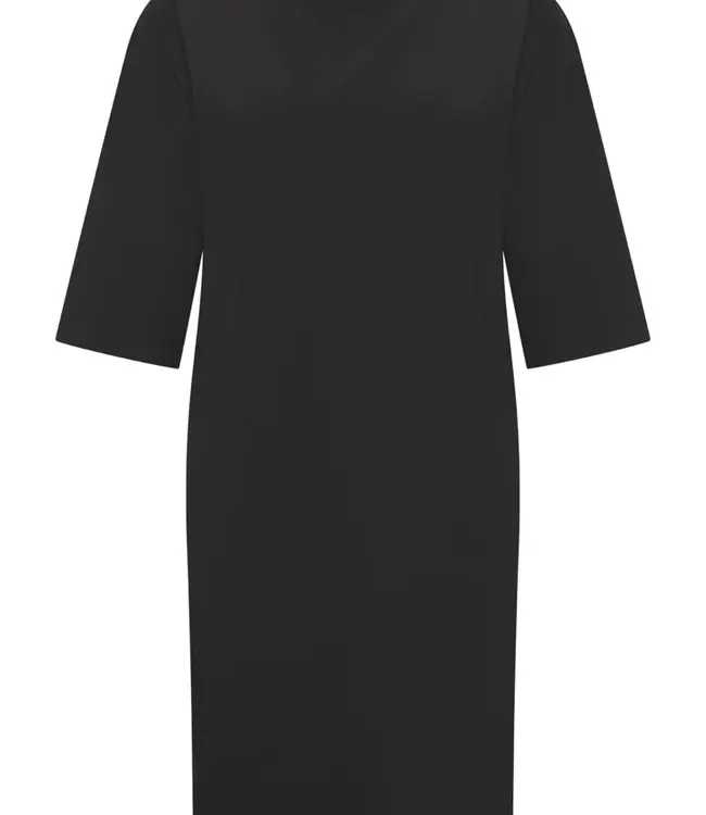 MI PIACE Bonded Travel Jurk Midi 202682 Black