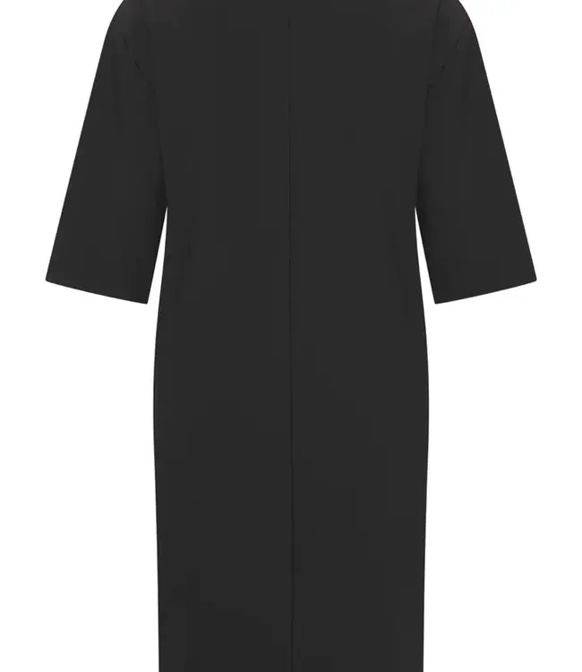 MI PIACE Bonded Travel Jurk Midi 202682 Black