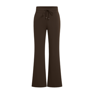 MI PIACE Bonded Travel Broek Flared 202631 Espresso