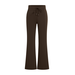 MI PIACE Bonded Travel Broek Flared 202631 Espresso