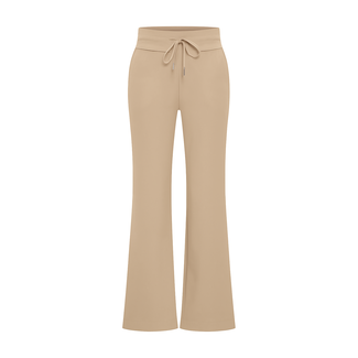 MI PIACE Bonded Travel Broek Flared 202631 Latte