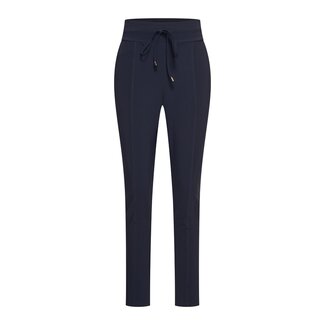 MI PIACE Bonded Travel Broek Skinny  202632 Dark Blue