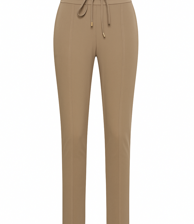 MI PIACE Bonded Travel Broek Skinny  202632 Latte