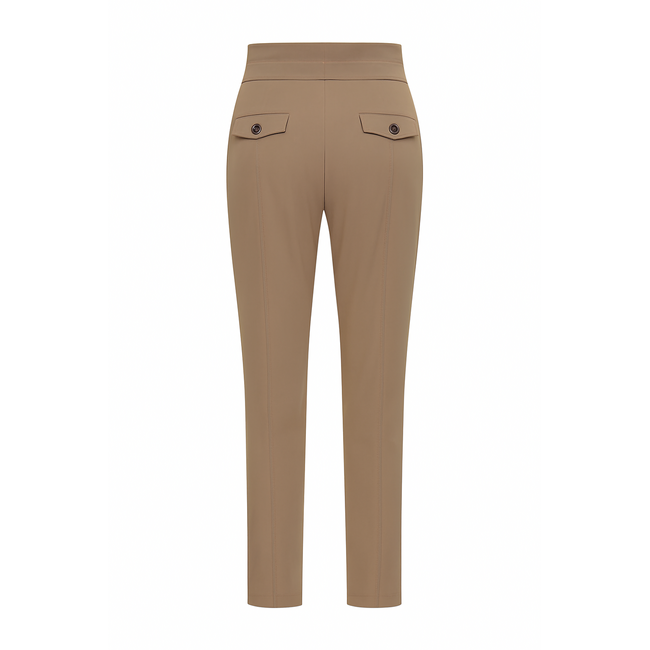 MI PIACE Bonded Travel Broek Skinny  202632 Latte