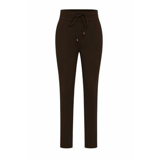 MI PIACE Bonded Travel Broek Skinny  202632 Espresso