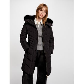 Morgan Long padded jacket with hood 242-Galex black