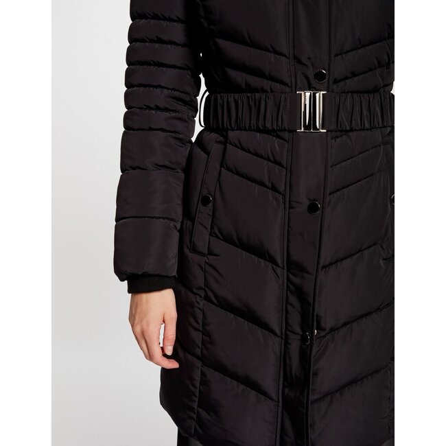 Morgan Long padded jacket with hood 242-Galex black