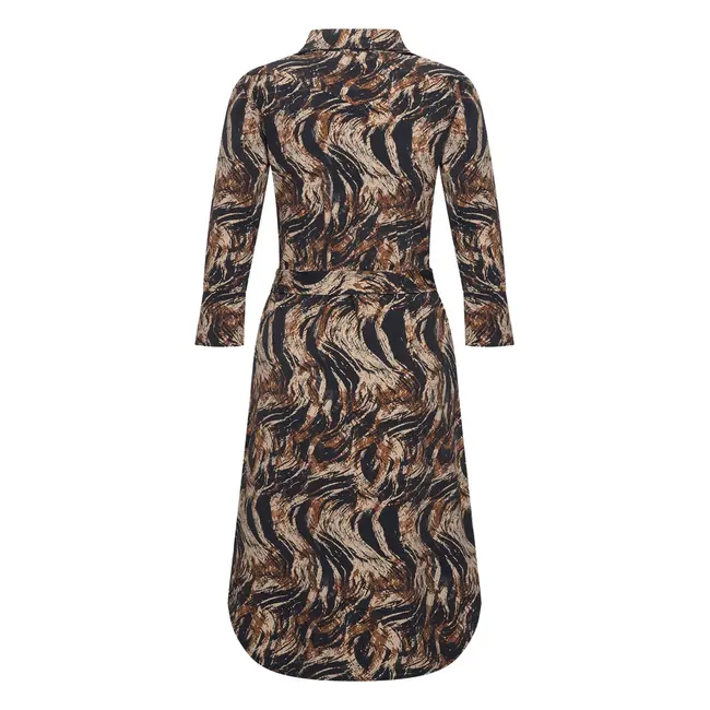 MI PIACE Travel Jurk  Swirly Print 202092 Rust