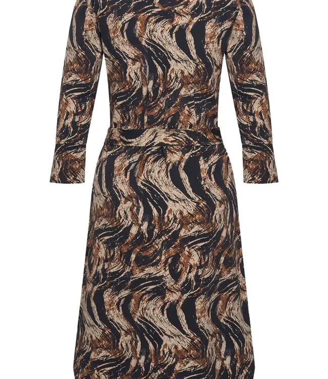 MI PIACE Travel Jurk  Swirly Print 202092 Rust