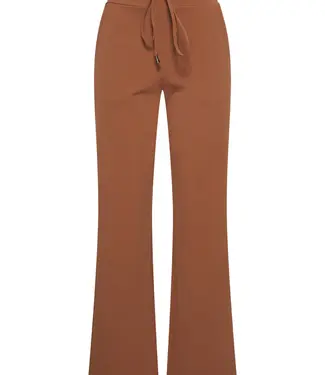 MI PIACE Bonded Travel Broek Flared 202631 Rust