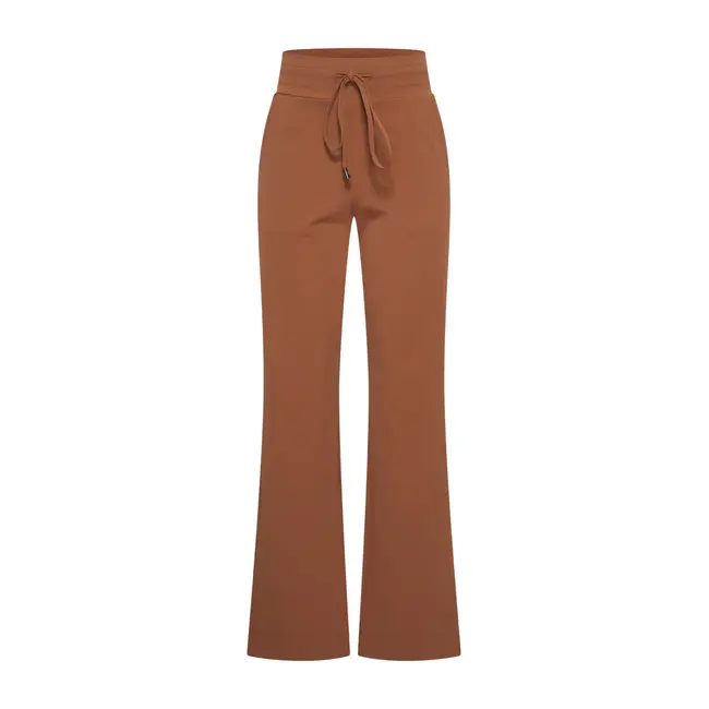 MI PIACE Bonded Travel Broek Flared 202631 Rust