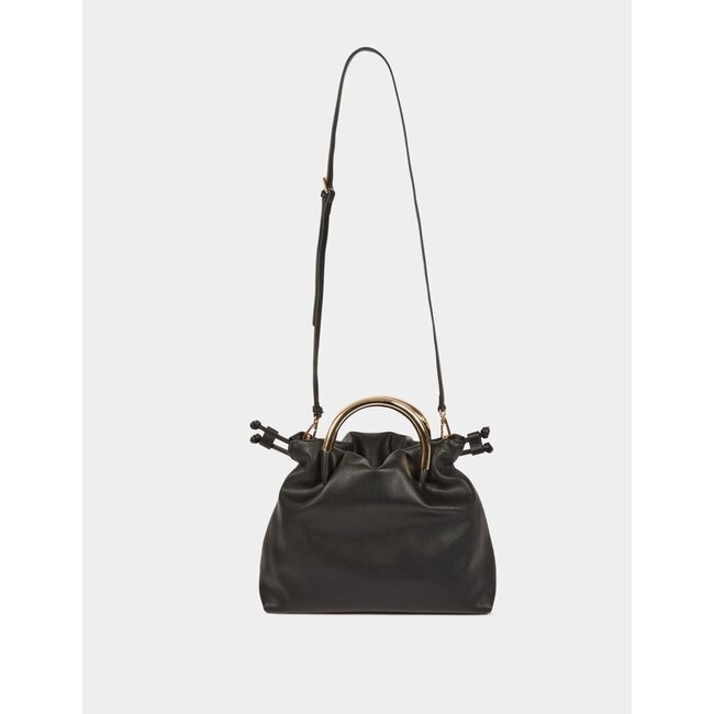 Morgan Bag with metal handles 252-2Anse black