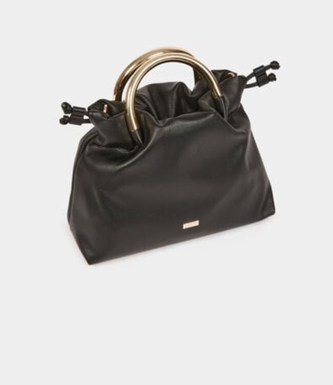 Morgan Bag with metal handles 252-2Anse black