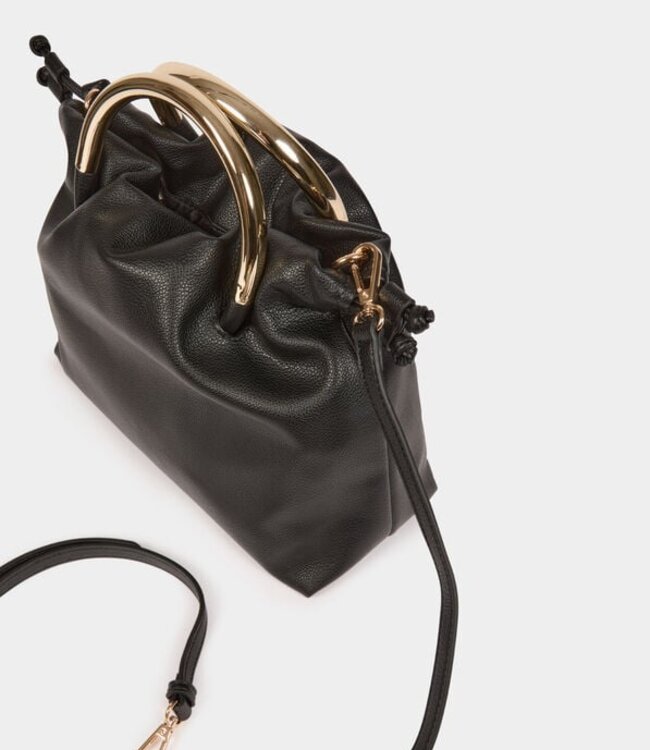 Morgan Bag with metal handles 252-2Anse black