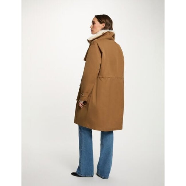 Morgan Long adjustable parka 252-Gapi Camel